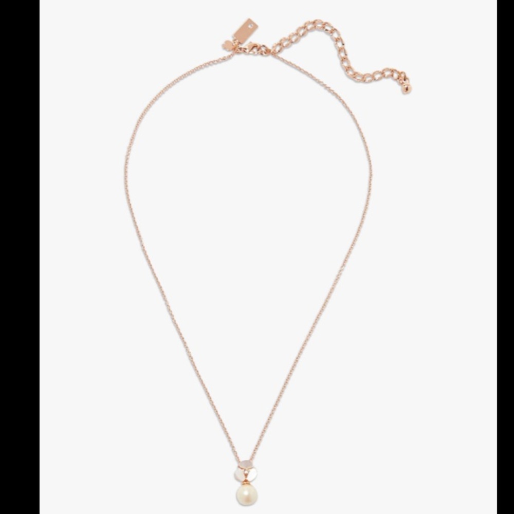 Kate Spade Disco Pansy Drop Pendant